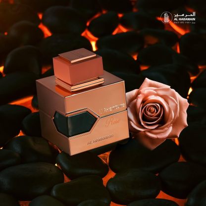 Al Haramain L'Aventure Rose - Arabian Perfume for Women - Long Lasting Floral Woody Musk Fragrance with Notes of Rose, Jasmine, Amber and Musk - Arabic Eau de Parfum - 3.4 oz EDP Spray