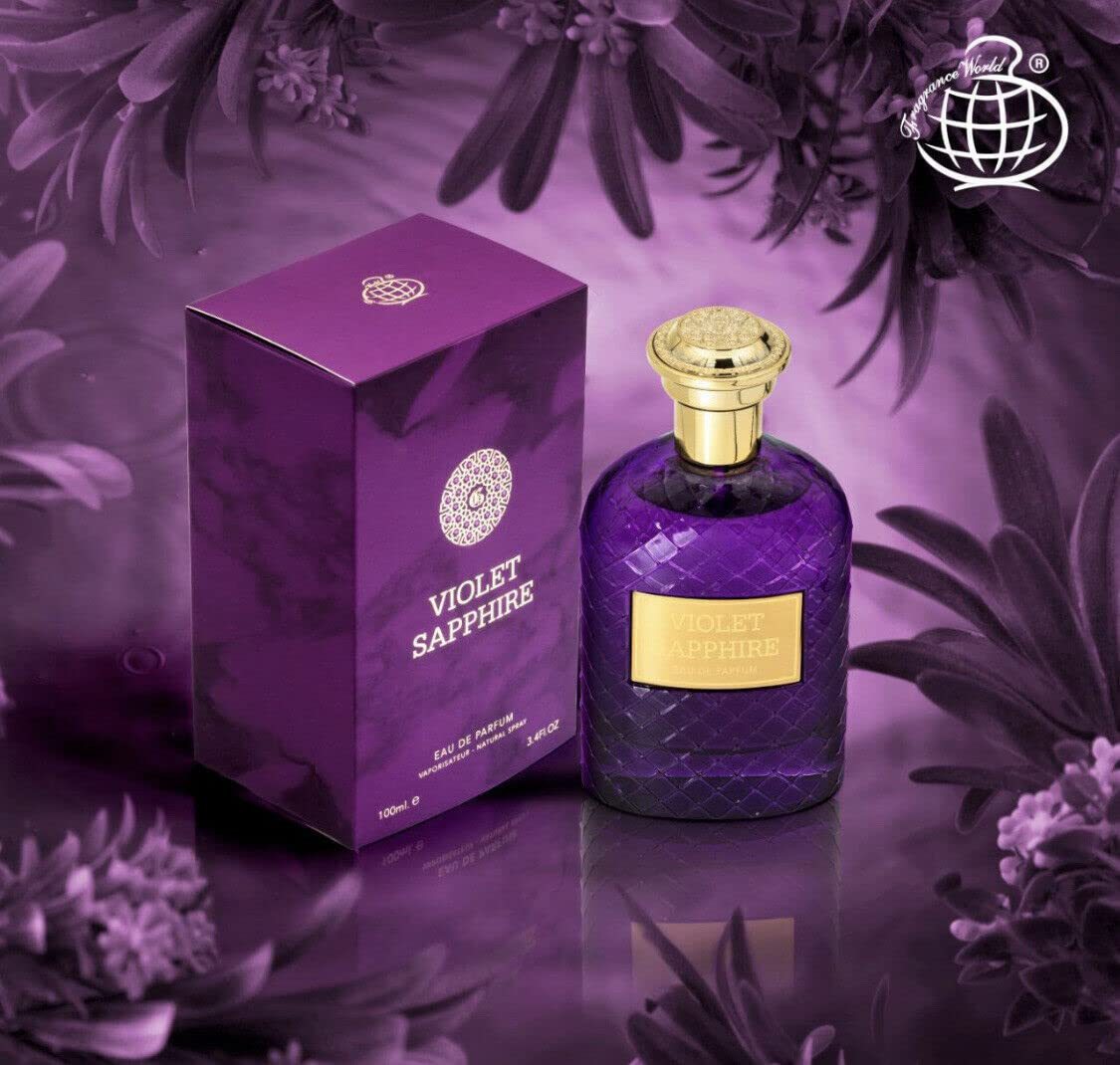 Fragrance World - Violet Sapphire Edp 100ml Perfumes for Women | Fragrance for Women Exclusive Made in UAE