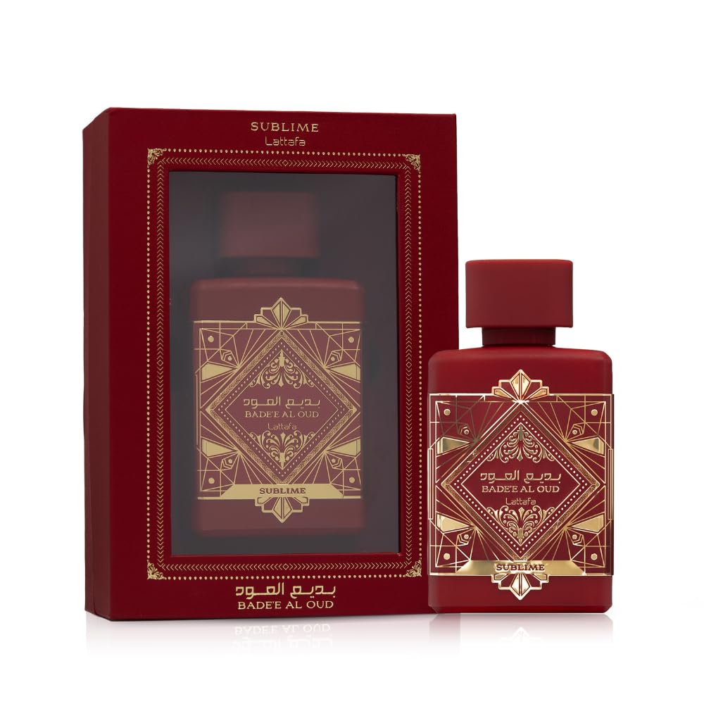 Lattafa Bade'e Al Oud Sublime - Tropical, Fruity, Fresh, Vanilla - Eau de Parfum Long-Lasting Fragrance for Unisex, 3.40 Ounce / 100 ml