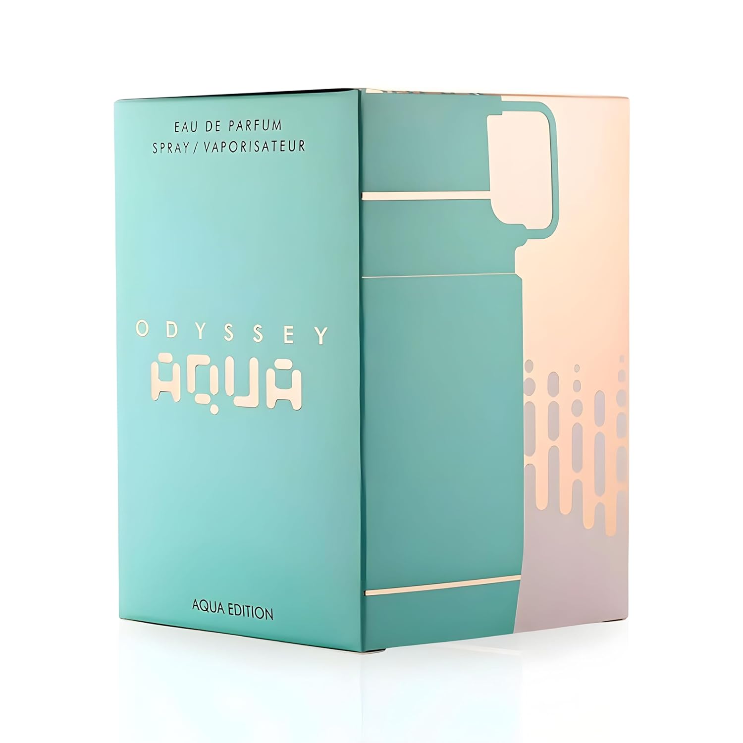 Armaf Odyssey Aqua Edition Eau de Parfum Spray for Men 3.4 oz | Fresh Citrus, Mint & Woody Amber Long-Lasting Fragrance