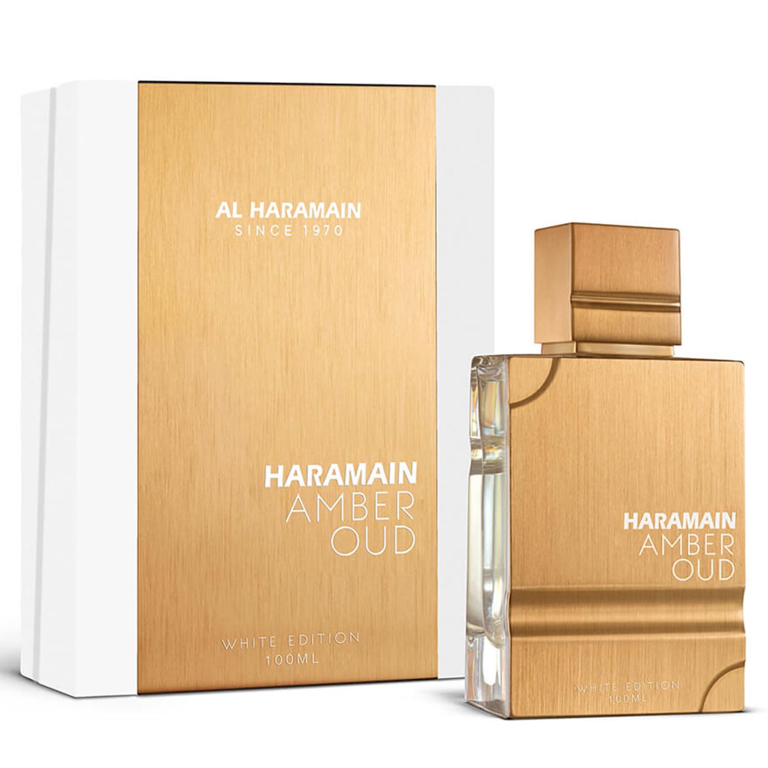 Al Haramain Amber Oud White Edition Eau De Parfum Spray for Unisex 3.4 Ounce