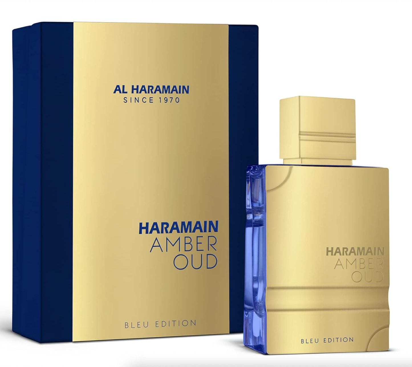 Al Haramain Amber Oud Blue Edition Eau De Parfum Spray 60ml (2.0 oz) - Long-Lasting Men’s Cologne with Amber & Sandalwood, Arabian Perfume for Men, Premium Fragrance