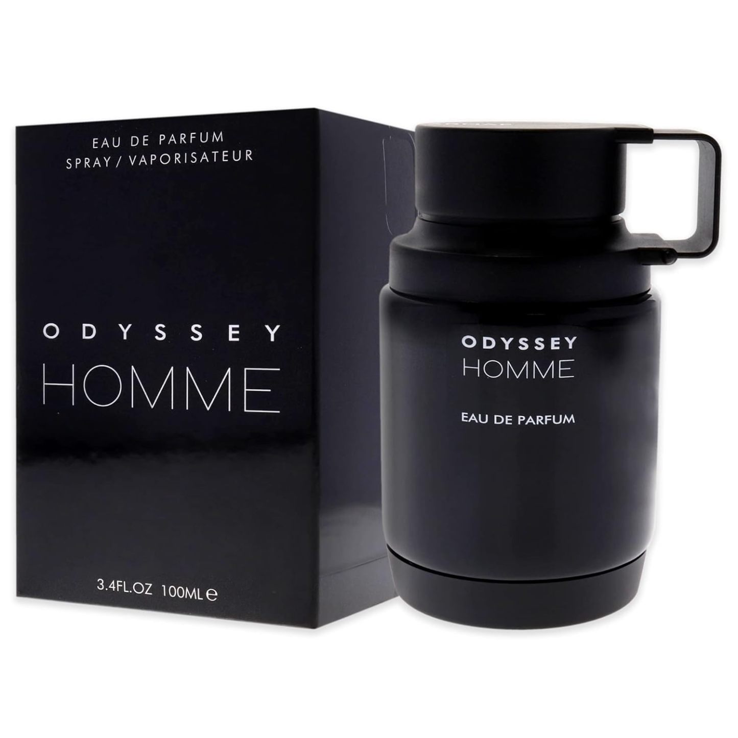 Armaf Odyssey Homme Eau de Parfum Spray for Men 3.4 oz | Spicy Amber, Vanilla & Woody Long-Lasting Fragrance