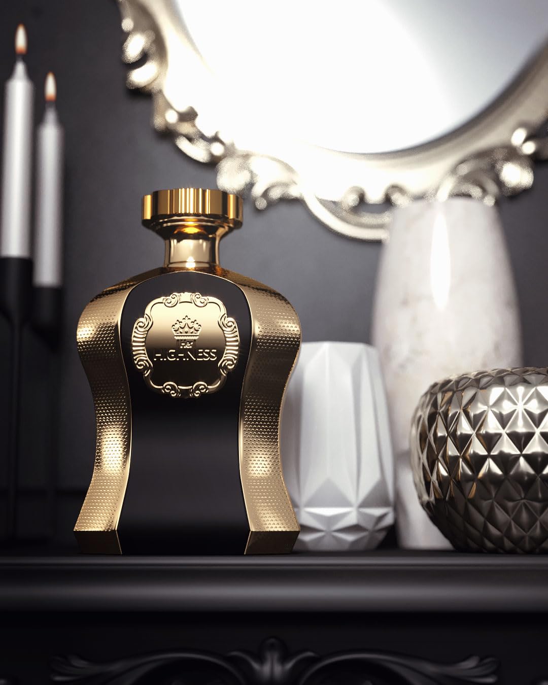 Afnan Highness Black Luxury Eau De Parfum for Women, 3.4 Fl. Oz