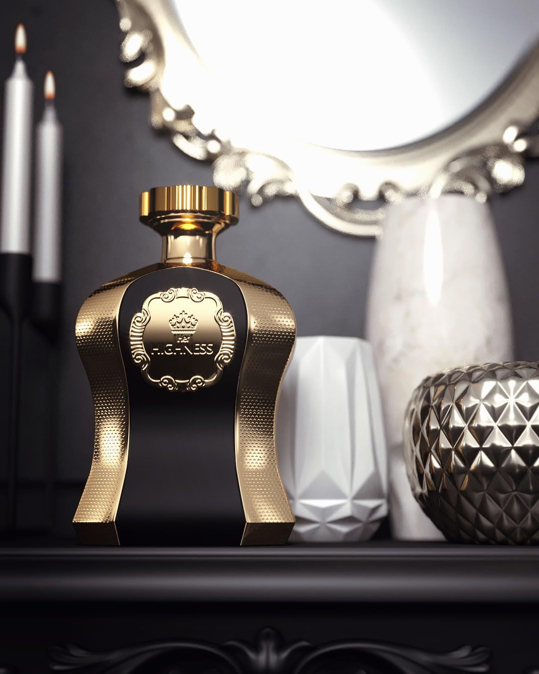 Afnan Highness Black Luxury Eau De Parfum for Women, 3.4 Fl. Oz