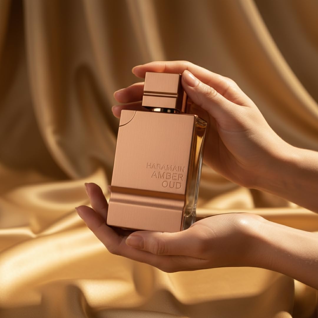 Al Haramain Amber Oud Eau De Parfum Spray 60ml (2.0 oz) - Unisex Arabian Perfume for Women & Men, Long-Lasting Amber & Oud Fragrance with Luxurious Scent