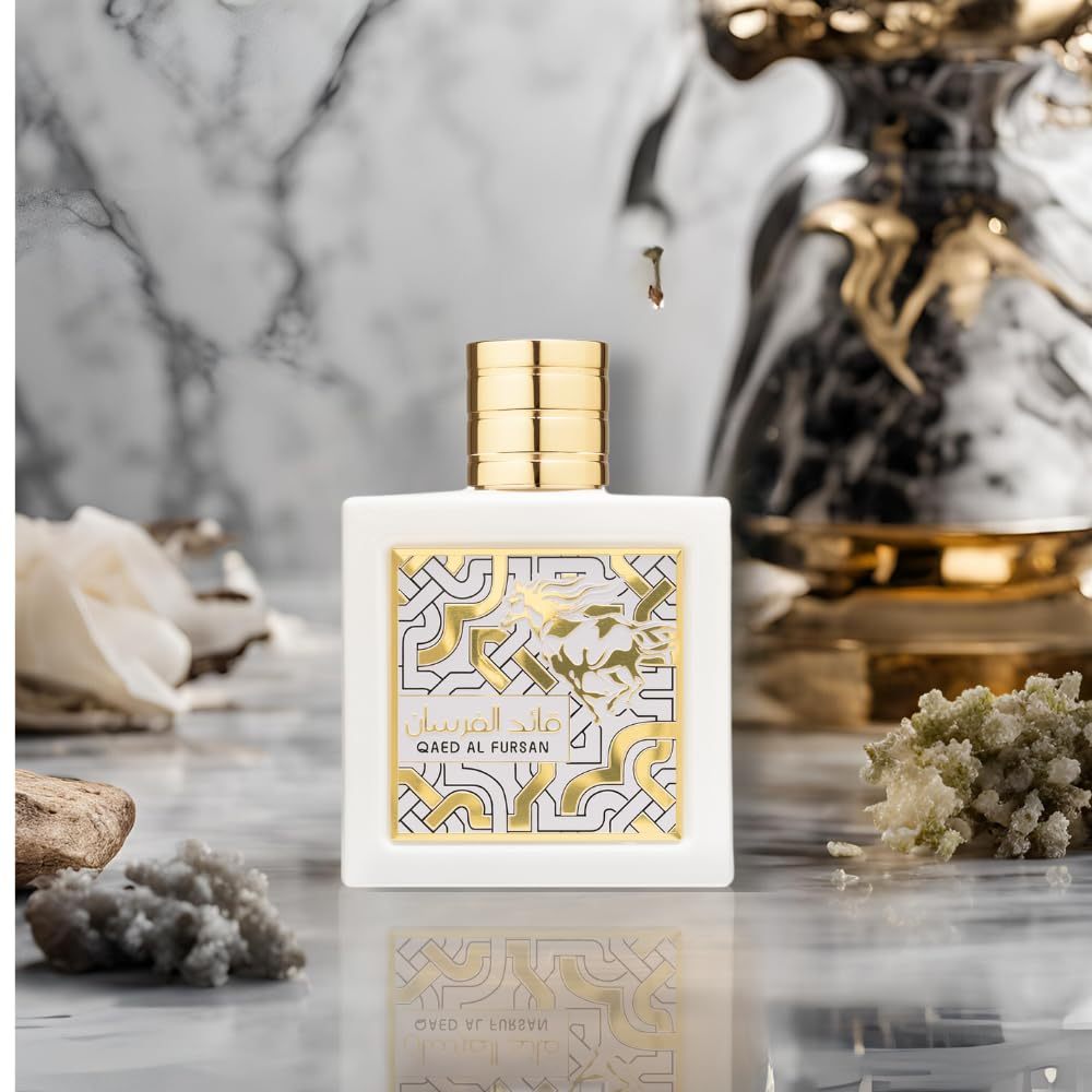 Lattafa Qaed Al Fursan Unlimited Eau de Parfum Spray 3.04 oz / 90 ml | Long-Lasting Citrus Fruity Vanilla Perfume for Unisex | Pineapple, Coconut & Sandalwood Fragrance