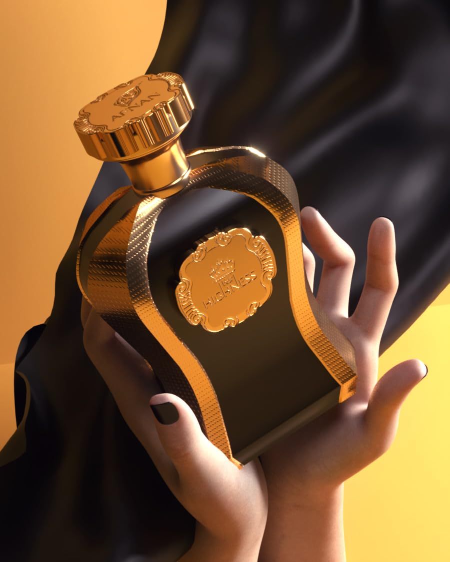 Afnan Highness Black Luxury Eau De Parfum for Women, 3.4 Fl. Oz