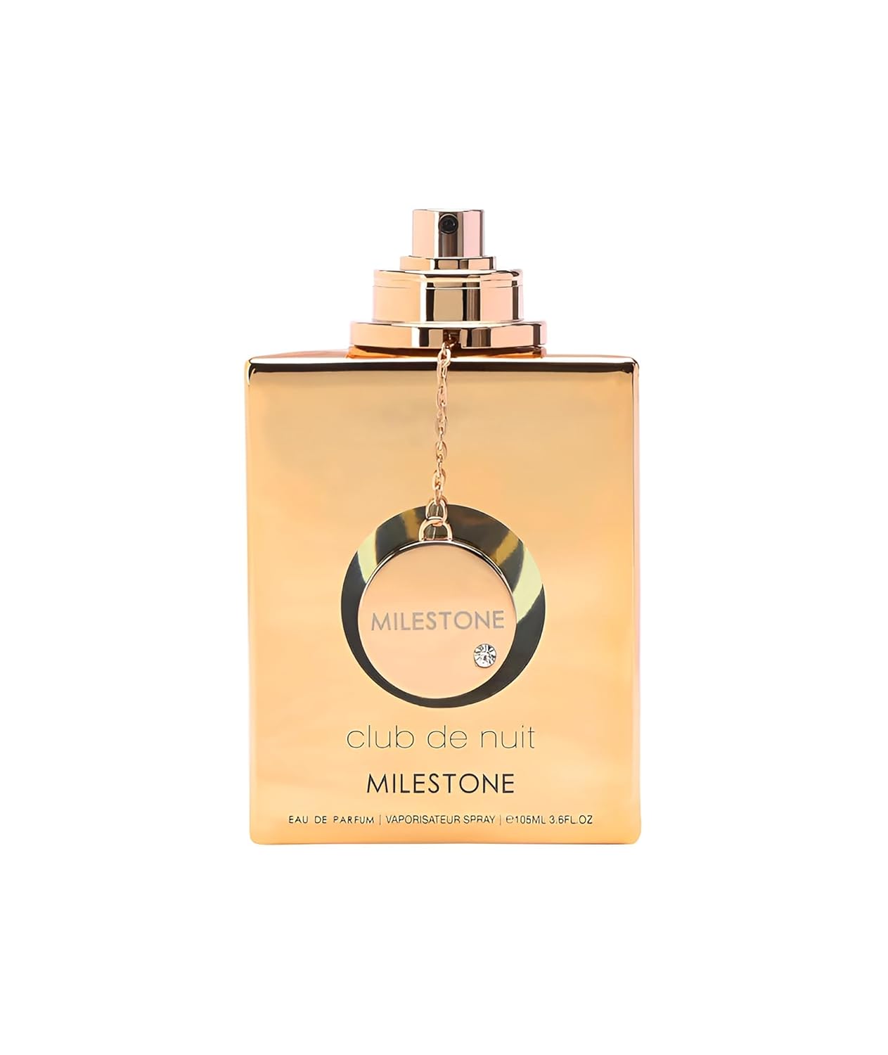 Armaf Club De Nuit Milestone Eau de Parfum Spray for Unisex 3.6 oz | Marine, Sandalwood & Musk Long-Lasting Woody Floral Musk Fragrance