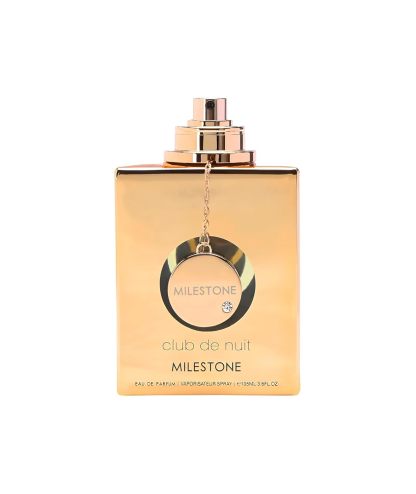 Armaf Club De Nuit Milestone Eau de Parfum Spray for Unisex 3.6 oz | Marine, Sandalwood & Musk Long-Lasting Woody Floral Musk Fragrance