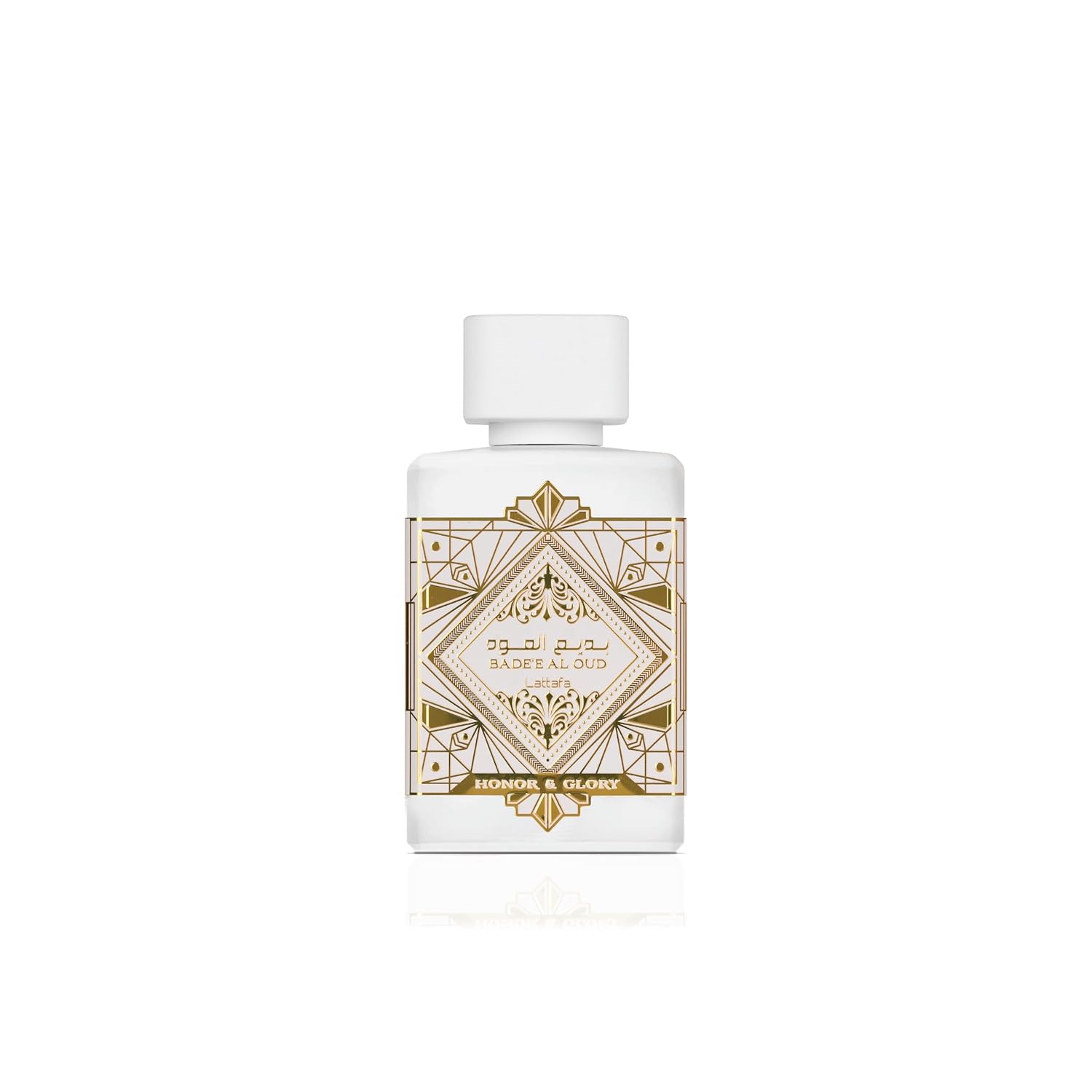 Lattafa Bade'e Al Oud Honor & Glory - Fruity, Vanilla, Warm Spicy, Woody - Eau de Parfum Long-Lasting Fragrance for Unisex, 3.40 Ounce / 100 ml