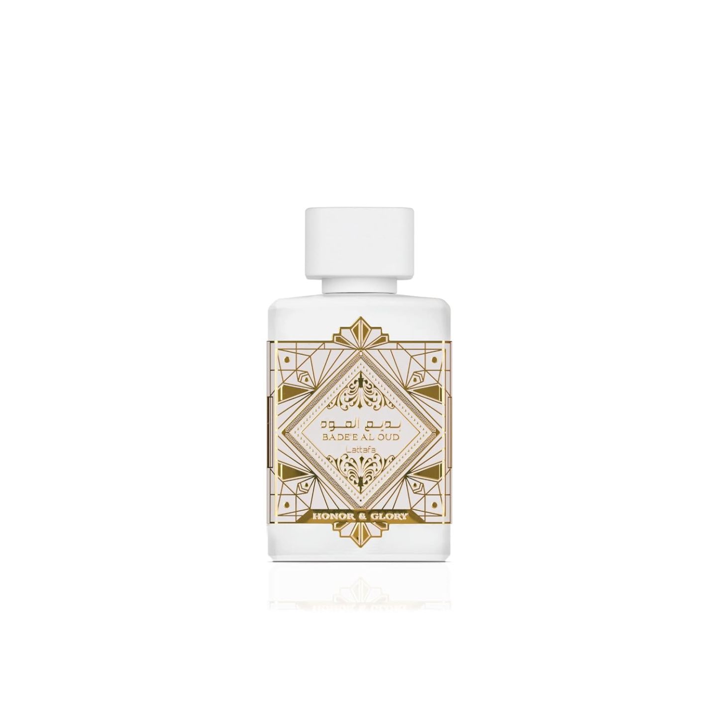Lattafa Bade'e Al Oud Honor & Glory - Fruity, Vanilla, Warm Spicy, Woody - Eau de Parfum Long-Lasting Fragrance for Unisex, 3.40 Ounce / 100 ml