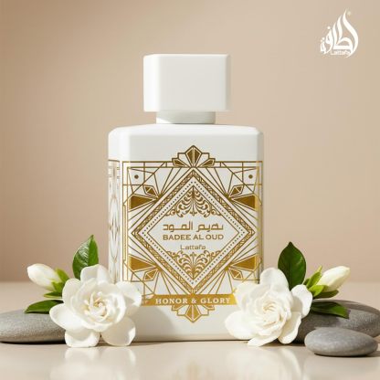 Lattafa Bade'e Al Oud Honor & Glory - Fruity, Vanilla, Warm Spicy, Woody - Eau de Parfum Long-Lasting Fragrance for Unisex, 3.40 Ounce / 100 ml