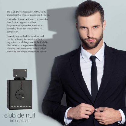 Armaf Club De Nuit Intense Man Eau de Toilette Spray 3.6 oz | Lemon, Pineapple & Smoky Birch Woody Amber Long-Lasting Fragrance for Men