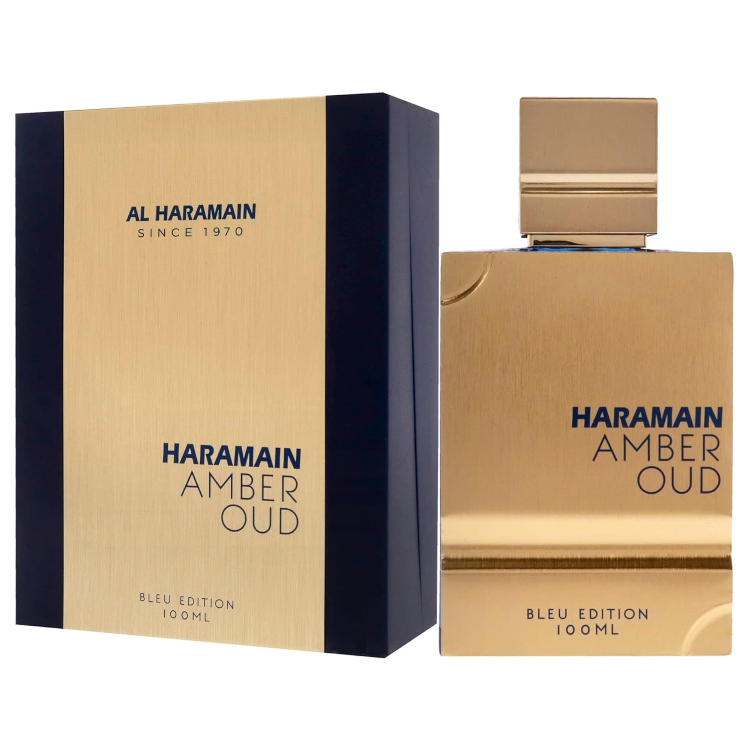 Al Haramain Amber Oud Blue Edition Eau De Parfum Spray 100ml (3.4 oz) - Unisex Arabian Perfume for Women & Men, Long-Lasting Arabic Fragrance, Premium EDP Cologne Spray