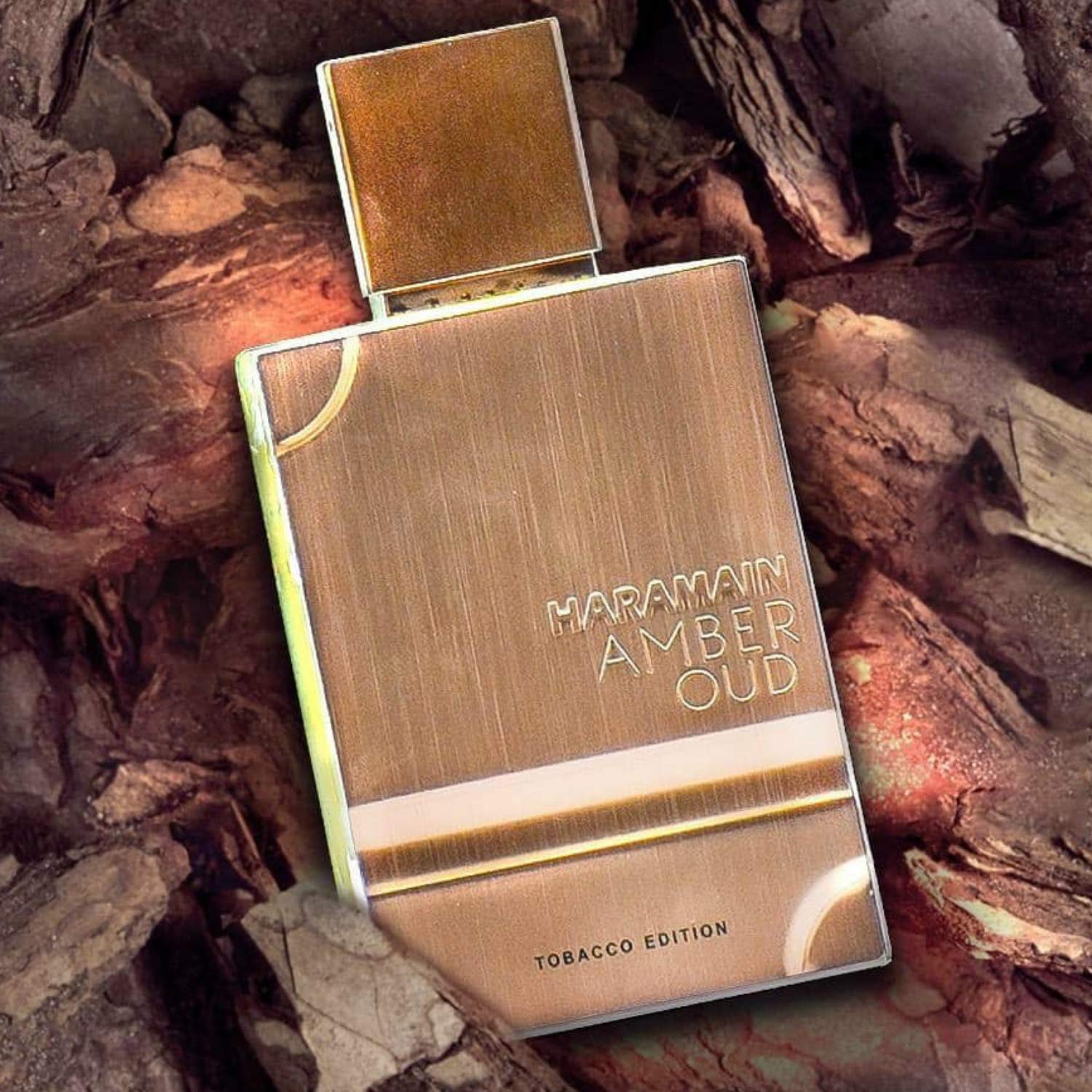 Al Haramain Amber Oud Tobacco Edition for Unisex - Arabian Perfume for Women & Men - Long Lasting Fragrance with Notes of Tobacco Leaf, Cinnamon, Vanilla, Dried Fruit - Arabic Cologne - 2 oz EDP Spray