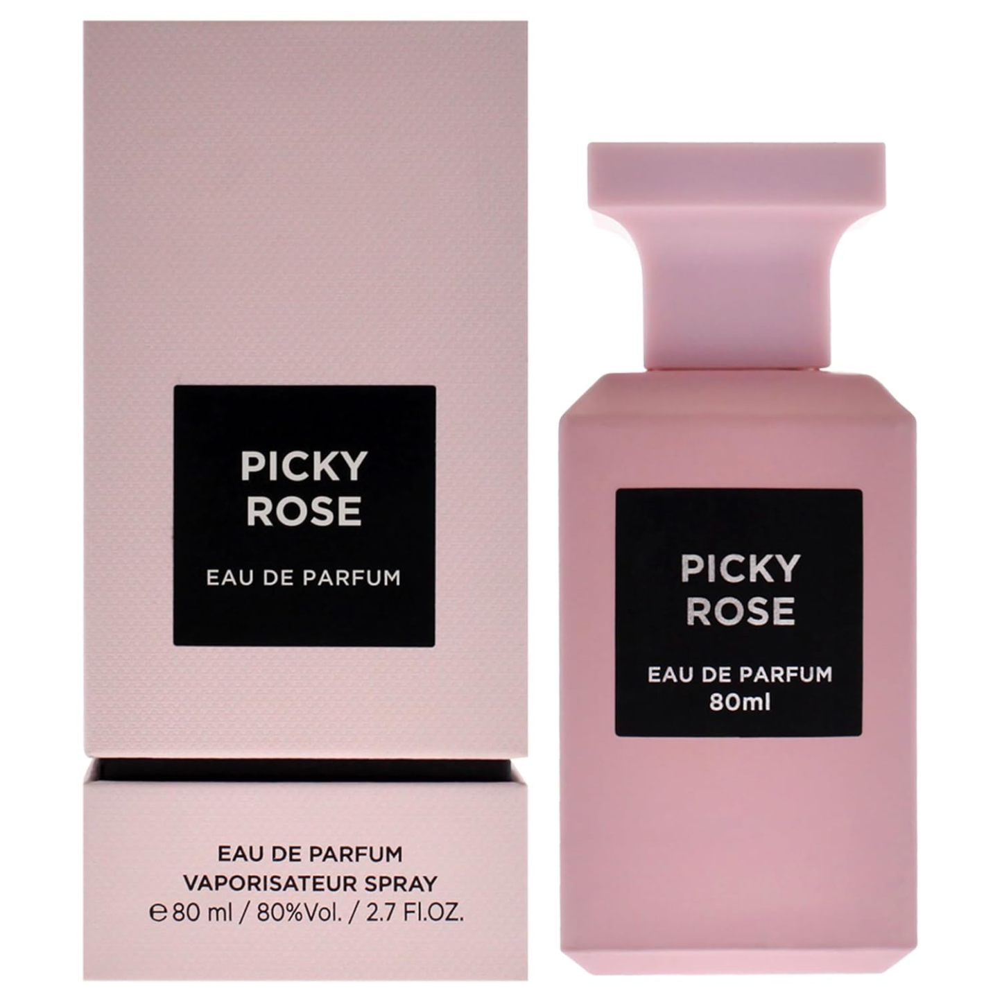 Fragrance World - Picky Rose EDP 80ml Perfumes for Women | Amber Vanilla Fragrance for Women Exclusive I Luxury Niche Perfume Made in UAE