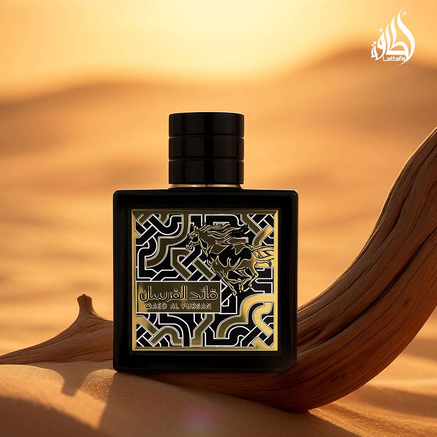 Lattafa Qaed Al Fursan Eau de Parfum Spray 3.04 oz / 90 ml | Long-Lasting Fruity Woody Amber Cologne for Men | Wild Berries, Apple & Vanilla Musk Fragrance