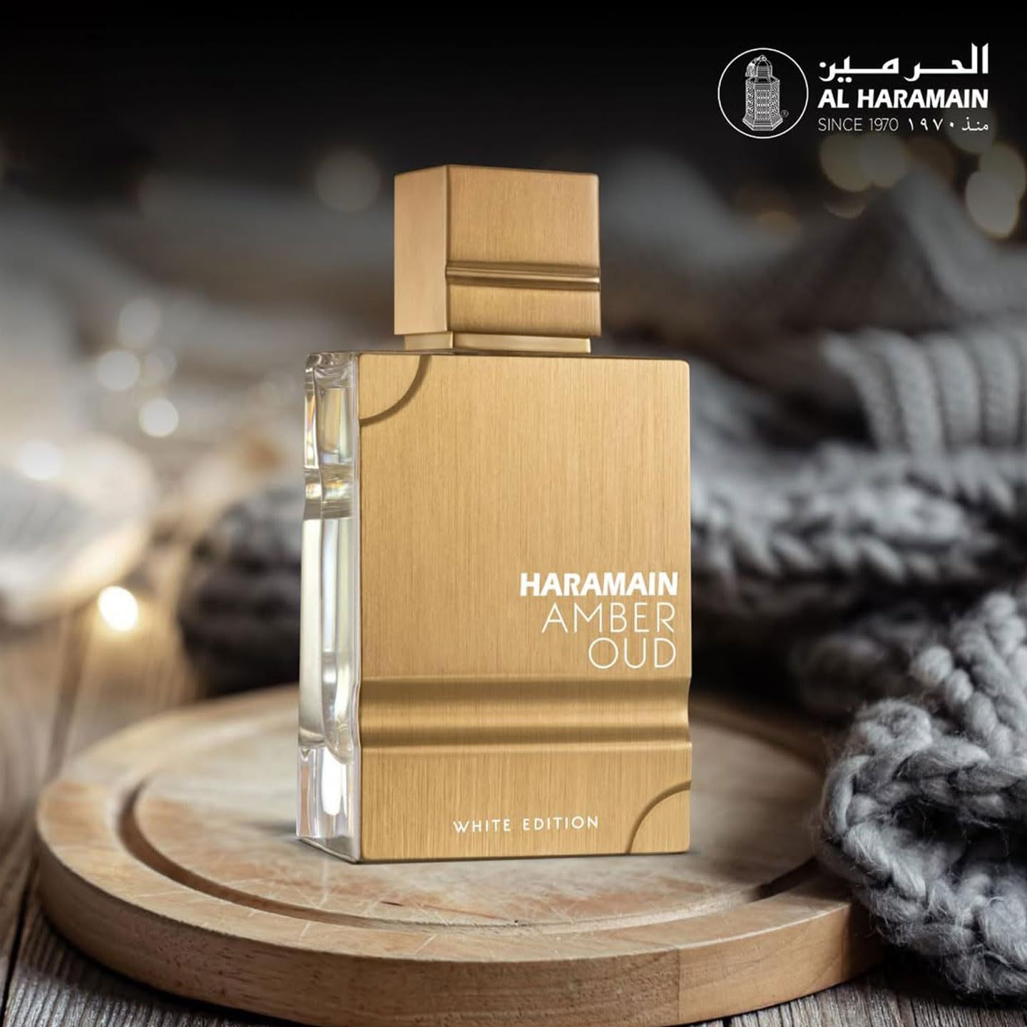 Al Haramain Amber Oud White Edition Eau De Parfum Spray for Unisex 3.4 Ounce
