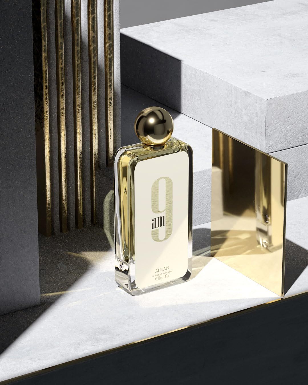 Afnan 9 AM Unisex Eau De Parfum, 3.4 Fl. Oz