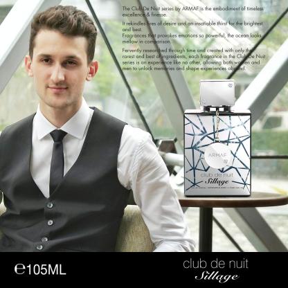 Armaf Club De Nuit Sillage Eau de Parfum Spray for Unisex 3.6 oz | Floral Woody Musk, Lemon & Rose Long-Lasting Fresh Fragrance