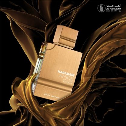 Al Haramain Amber Oud White Edition Eau De Parfum Spray for Unisex 3.4 Ounce