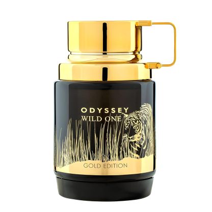 Armaf Odyssey Wild One Gold Edition Eau de Parfum Spray for Men 3.4 oz | Bold Amber Woody Long-Lasting Fragrance