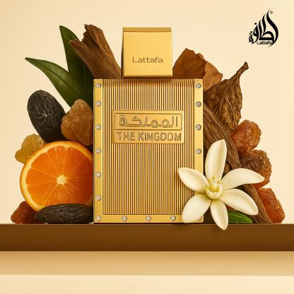 Lattafa The Kingdom Eau De Parfum Spray for Men, 3.4 Ounce