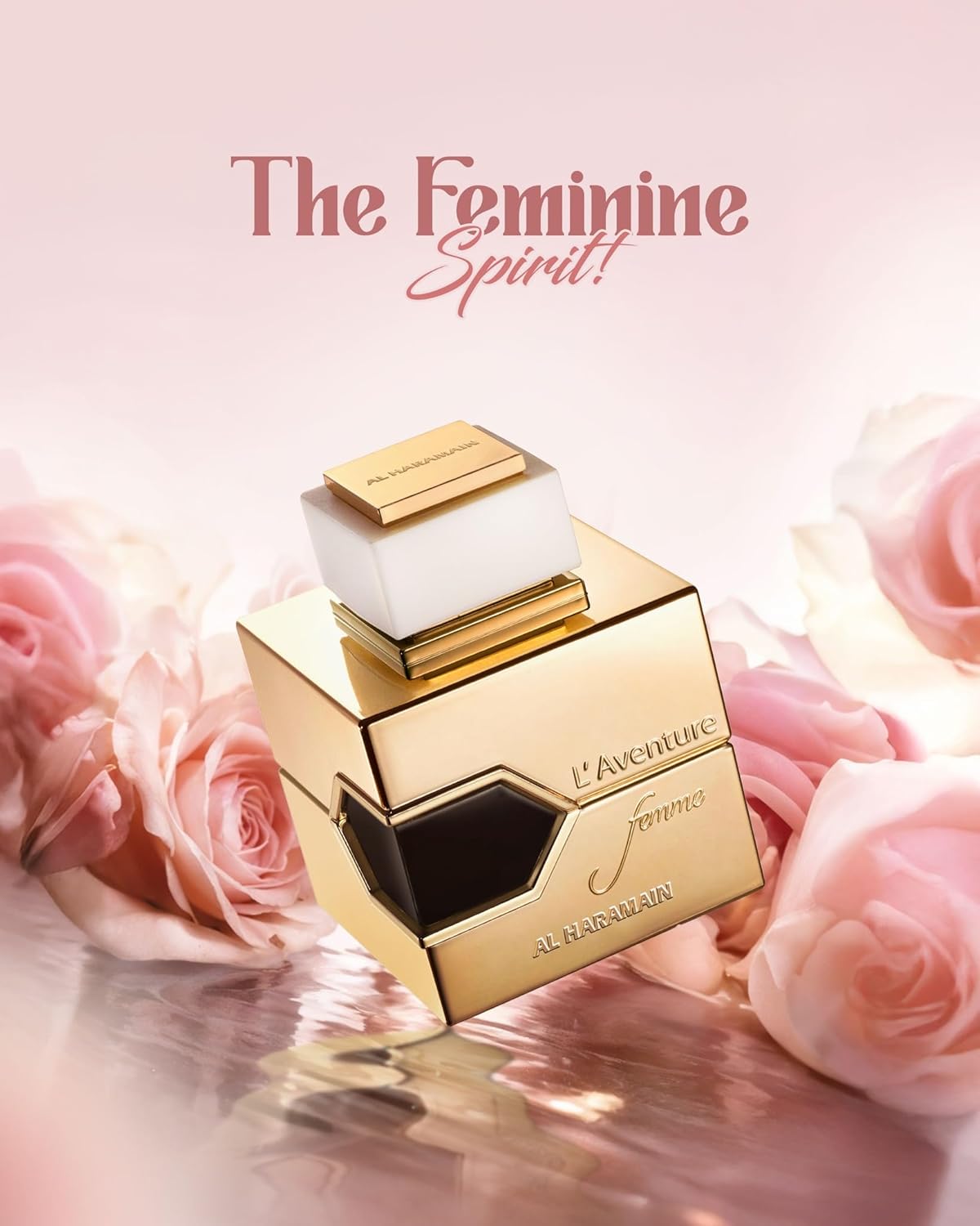 L'aventure by Al Haramain Eau De Parfum Spray 3.3 oz, Femme White