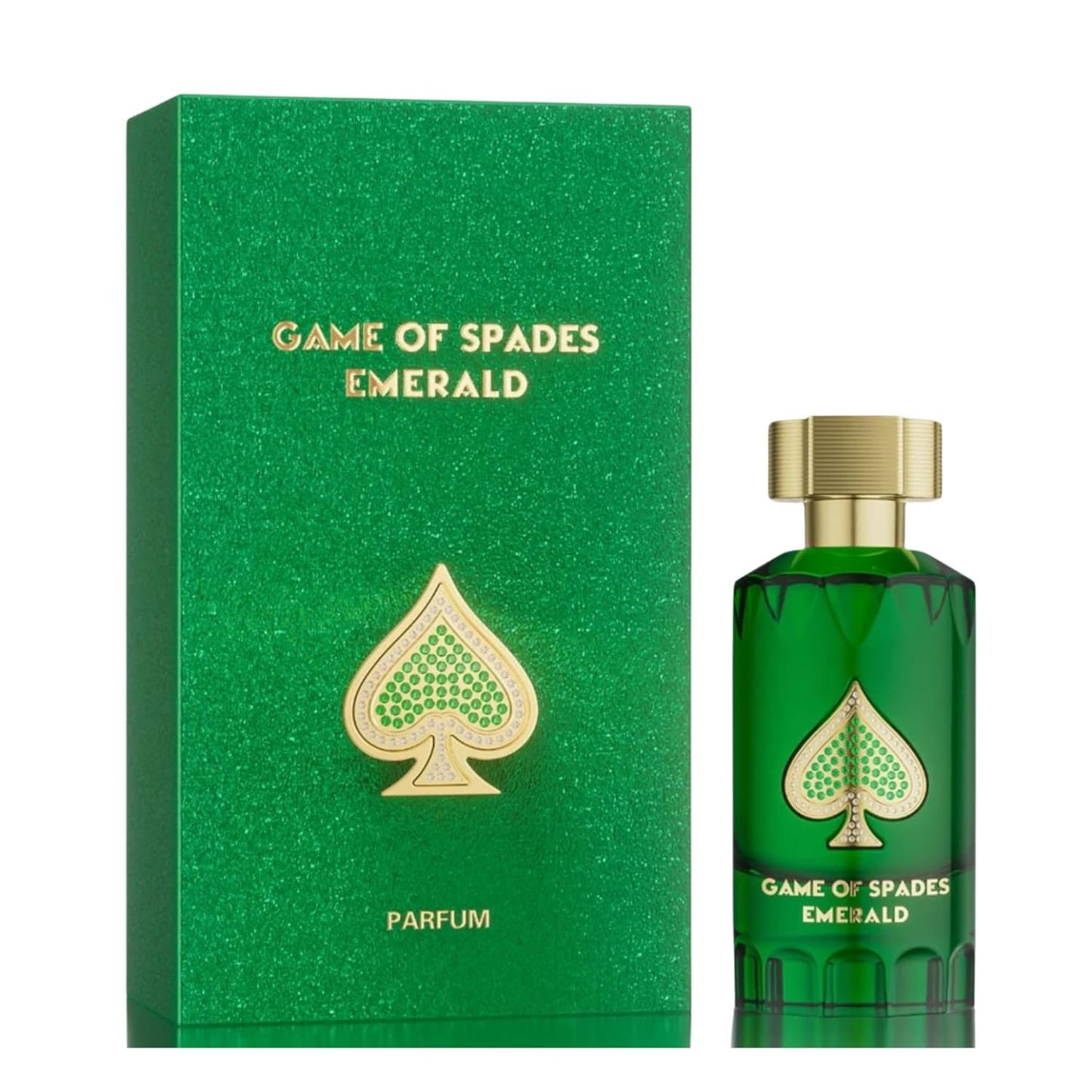 Jo Milano Game of Spades Emerald Eau de Parfum Spray 3.0 fl oz | Woody Warm Spicy Powdery Green Aromatic Cologne for Men & Women | Luxury Unisex Perfume