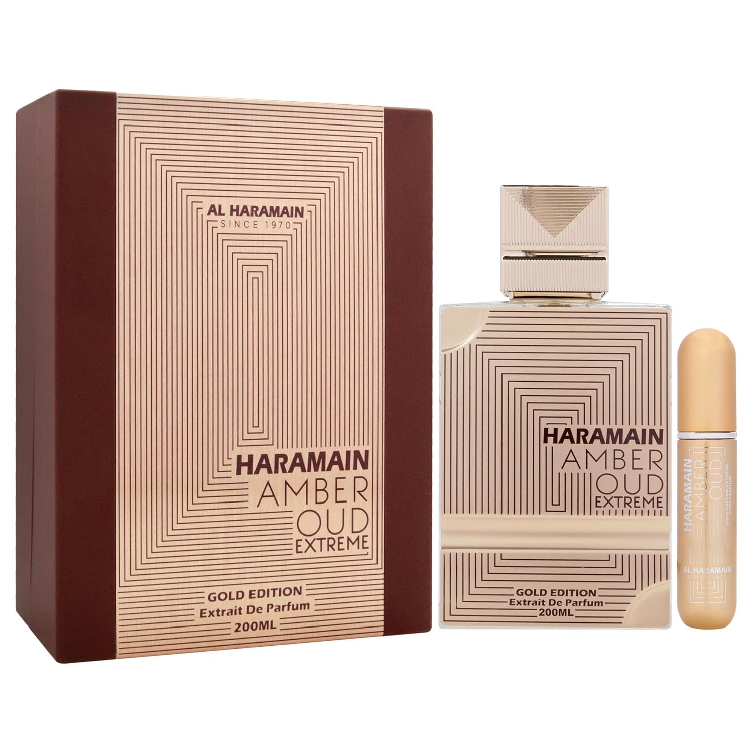 Al Haramain Amber Oud Gold Edition Extreme - Unisex Arabian Perfume for Women and Men - Long Lasting Amber Cologne for Men and Women - 6.6 oz