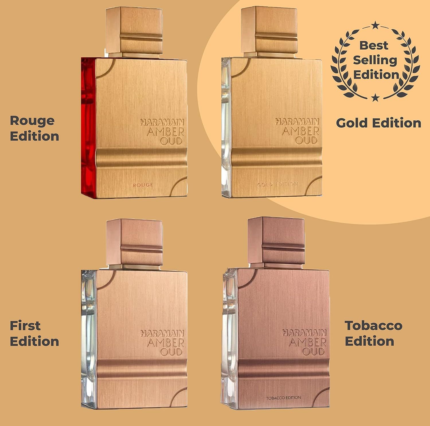 Al Haramain Amber Oud Rouge - Arabian Perfume for Women and Men - Eau De Parfum Spray with Notes of Rosemary, Lemon, Bergamot, Cedar, Spices, Amber, Musk, and Woody Resins - 2 oz