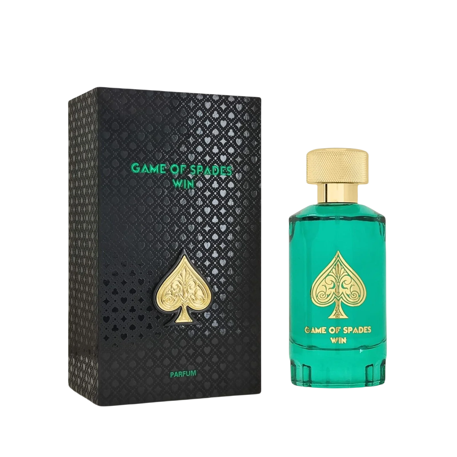 Jo Milano Game of Spades Win Parfum Spray 3.4 oz / 100 ml | Unisex Eau de Parfum with Cassis, Mandarin, Vanilla & Musk Notes | Floral Fruity Long-Lasting Fragrance
