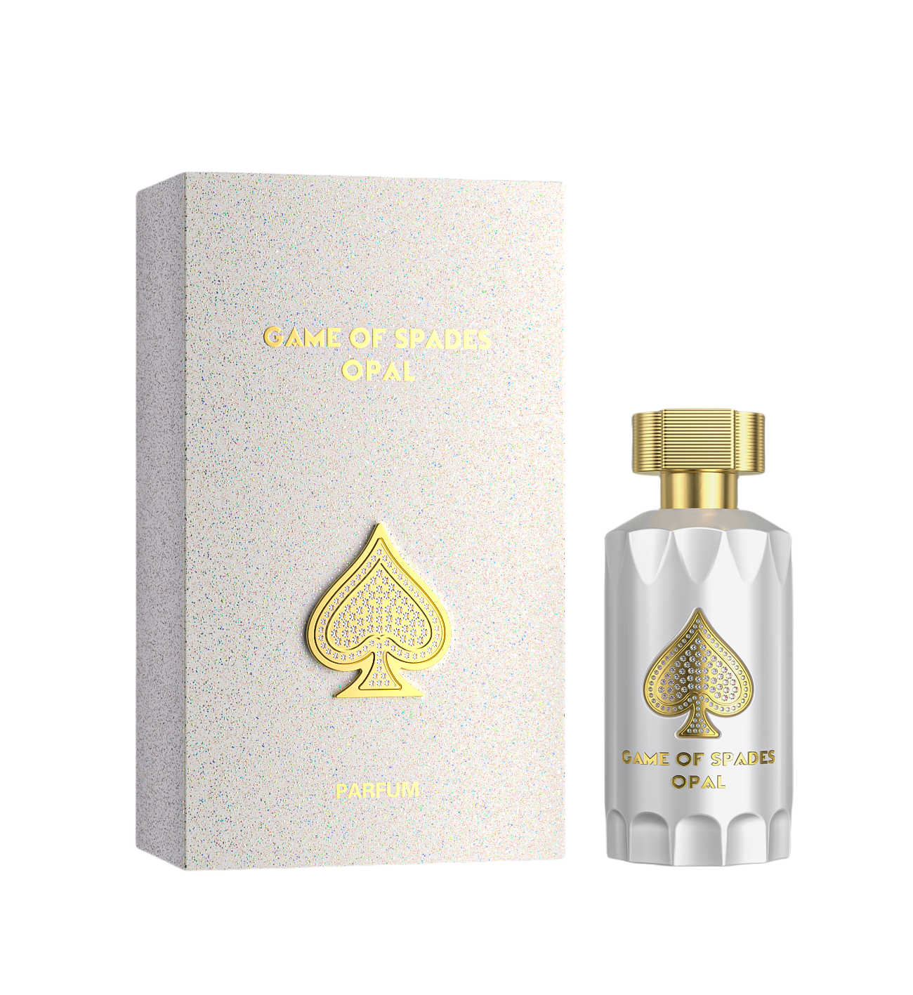 Jo Milano Game of Spades Opal Parfum Spray 3.0 oz / 90 ml | New Release from the House of Jo Milano Paris | Unisex Woody & Spicy Eau de Parfum with Green Aromatic Notes