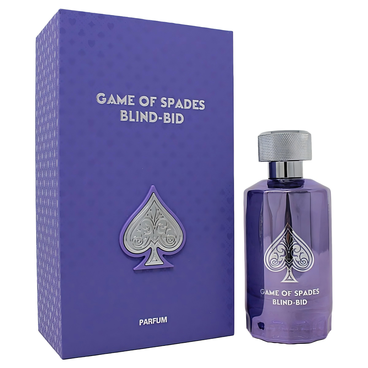 Jo Milano Game of Spades Blind-Bid Parfum Spray 3.4 oz / 100 ml | Unisex Eau de Parfum with Bergamot, Oud, Amber & Vanilla Notes | Fresh Spicy Woody Long-Lasting Fragrance