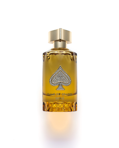 Jo Milano Game of Spades Gold Parfum Spray 3.0 oz / 90 ml | Unisex Eau de Parfum with Brandy, Ginger, Cedar & Amber Notes | Warm Woody Long-Lasting Fragrance