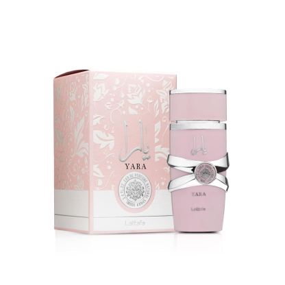 Lattafa Yara Eau de Parfum 3.4 fl oz | Vanilla Gourmand Fruity Floral with Tangerine Heliotrope Orchid Sandalwood & Musk | Sweet Long-Lasting Perfume for Women