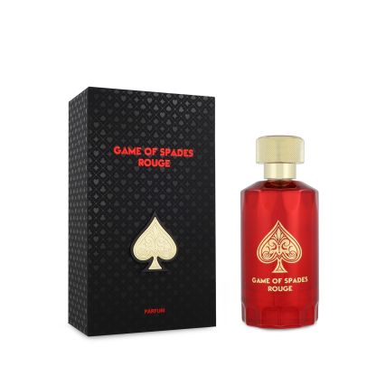 Jo Milano Game of Spades Rouge Parfum Spray 3.4 oz / 100 ml | Unisex Eau de Parfum with Jasmine, Lavender, Amberwood & Musk | Woody Amber Long-Lasting Paris Fragrance