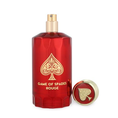 Jo Milano Game of Spades Rouge Parfum Spray 3.4 oz / 100 ml | Unisex Eau de Parfum with Jasmine, Lavender, Amberwood & Musk | Woody Amber Long-Lasting Paris Fragrance