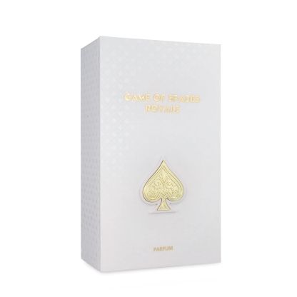 Jo Milano Game of Spades Royale Parfum Spray 3.4 oz / 100 ml | Unisex Eau de Parfum with Hazelnut, Cacao, Jasmine & Caramel Notes | Oriental Woody Long-Lasting Fragrance