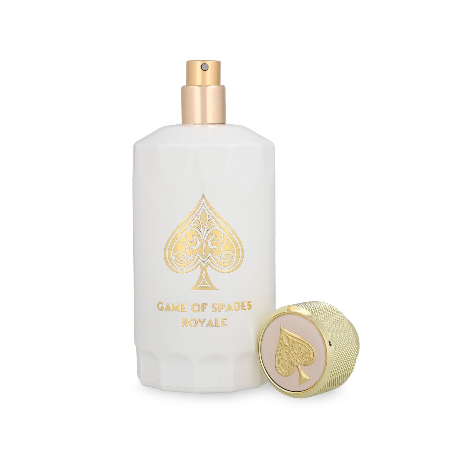 Jo Milano Game of Spades Royale Parfum Spray 3.4 oz / 100 ml | Unisex Eau de Parfum with Hazelnut, Cacao, Jasmine & Caramel Notes | Oriental Woody Long-Lasting Fragrance