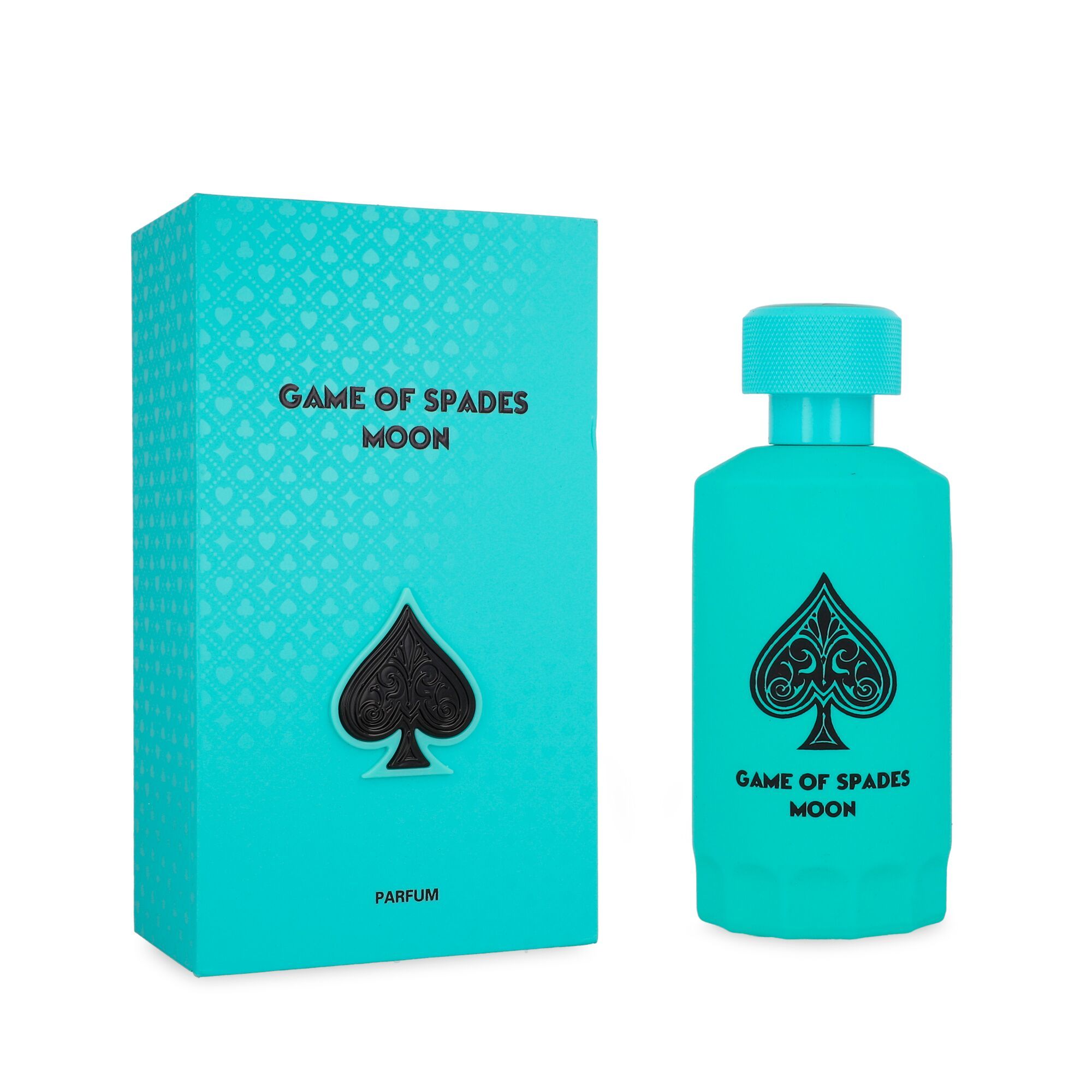 Jo Milano Game of Spades Moon Parfum Spray 3.4 oz / 100 ml | Unisex Eau de Parfum with Coffee, Caramel, Jasmine & Sandalwood Notes | Floral Gourmand Long-Lasting Fragrance