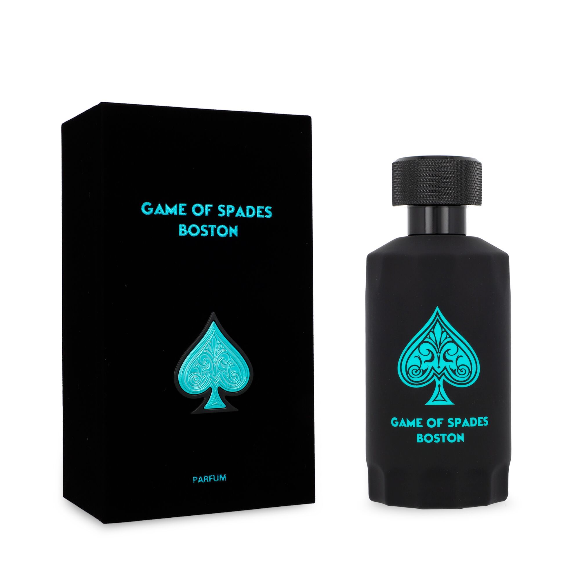 Jo Milano Game of Spades Boston Parfum Spray 3.4 oz / 100 ml | Unisex Luxury Fragrance with Pineapple, Bergamot & Cedarwood | Long-Lasting Eau de Parfum