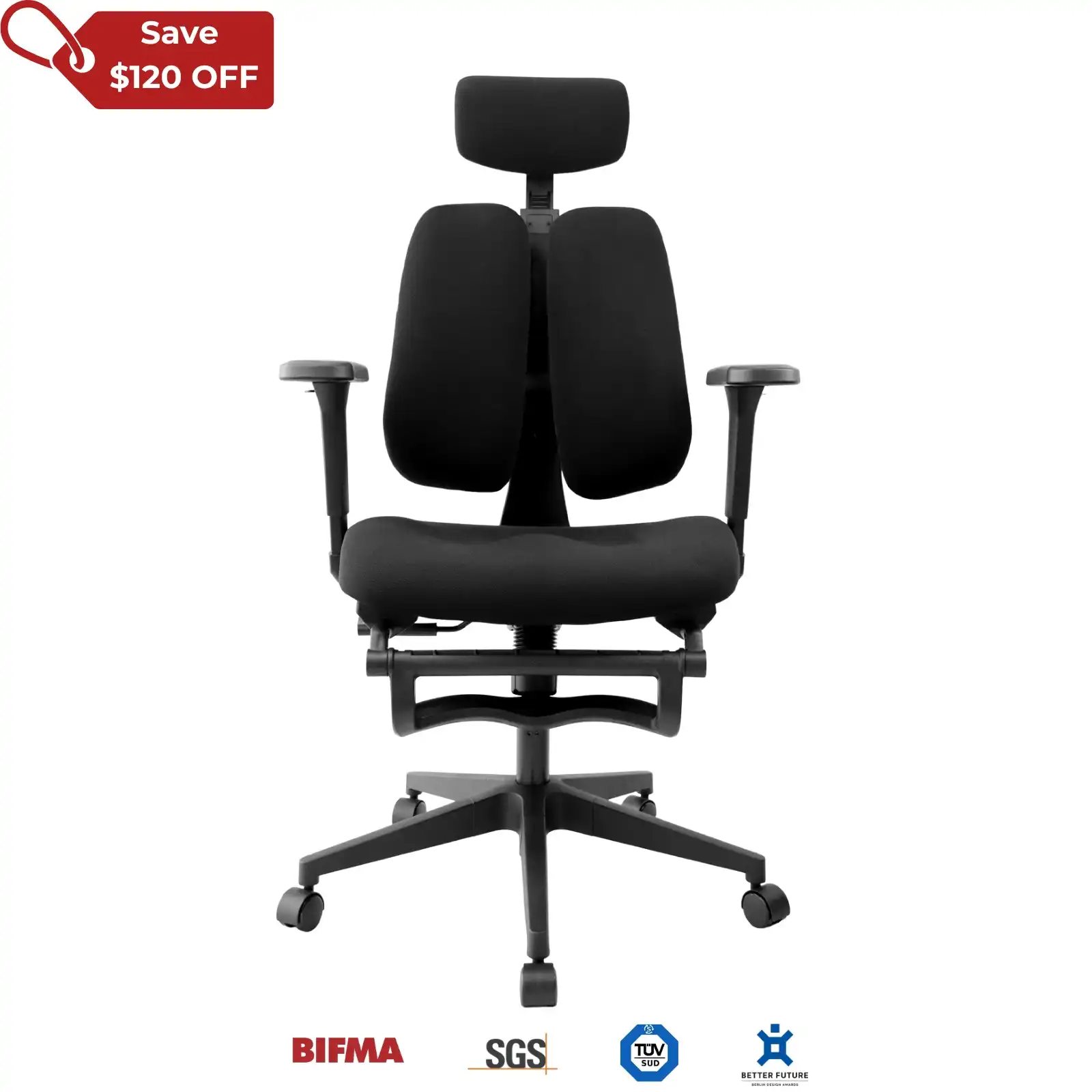 S3 Flex Dual Backrest Ergonomic Chair