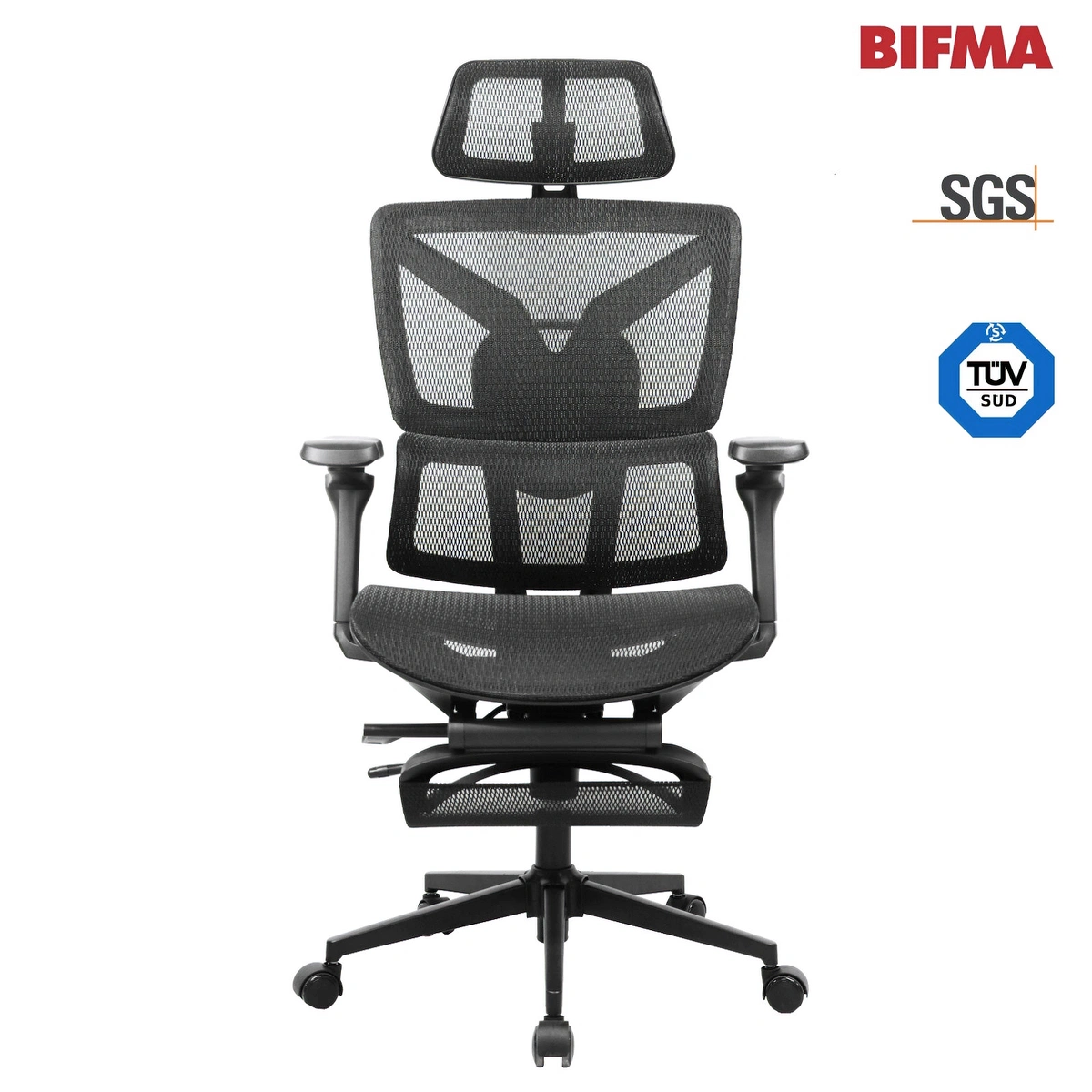 Ergonomic Office Chair With Footrest S2 Elite Pro
