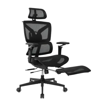 Ergonomic Office Chair With Adjustable Seat Depth S3 Elite Pro-Black