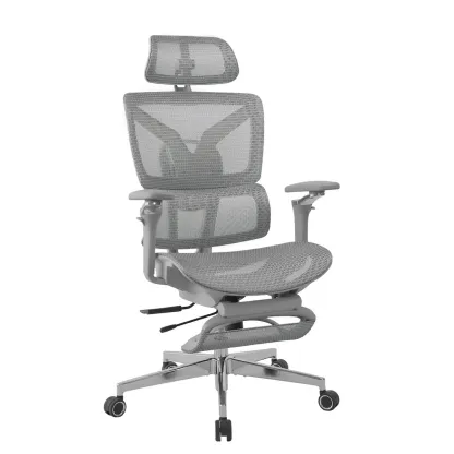 Ergonomic Office Chair With Adjustable Seat Depth S3 Elite Pro-Grey