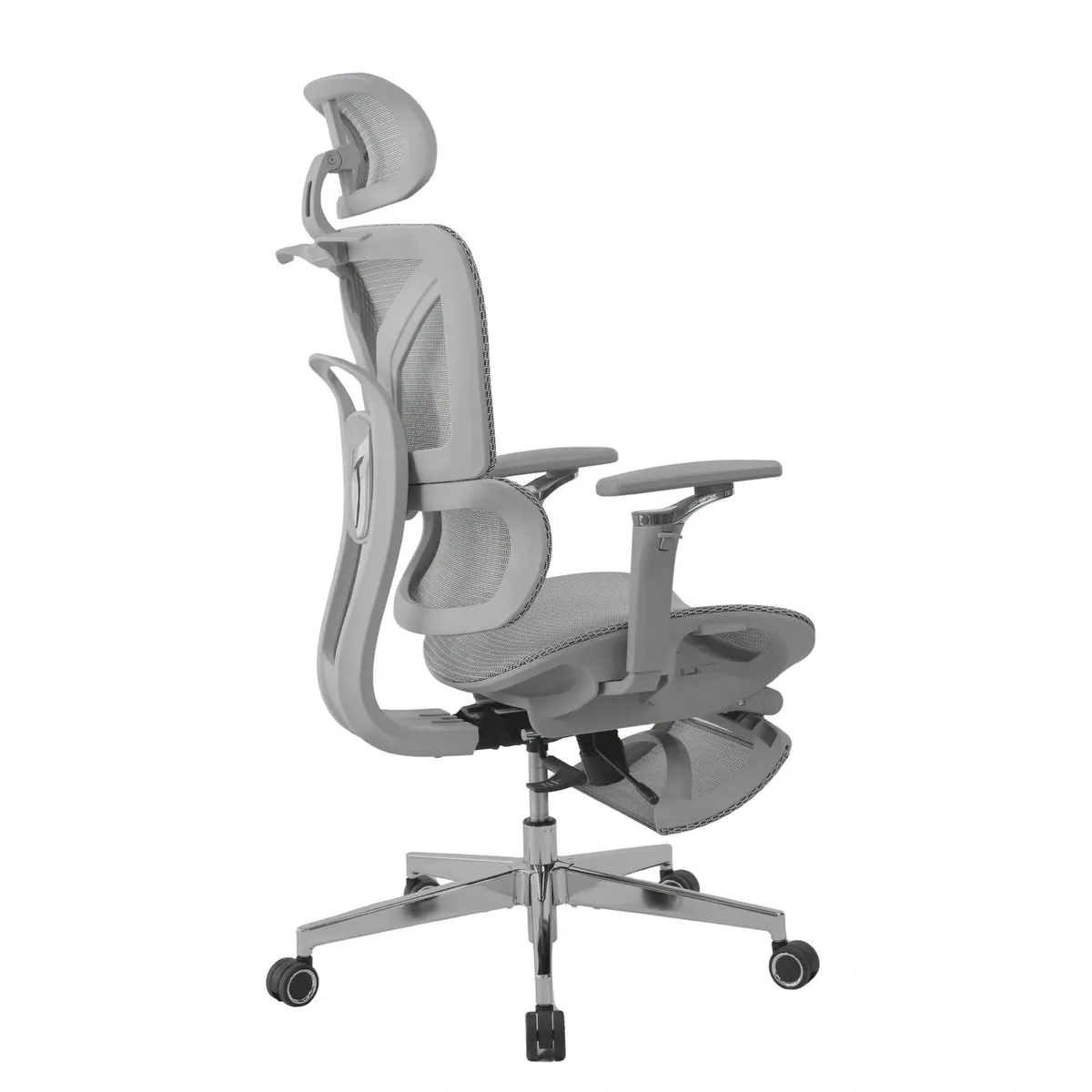 Ergonomic Office Chair With Adjustable Seat Depth S3 Elite Pro-Grey
