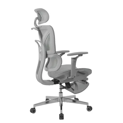 Ergonomic Office Chair With Adjustable Seat Depth S3 Elite Pro-Grey