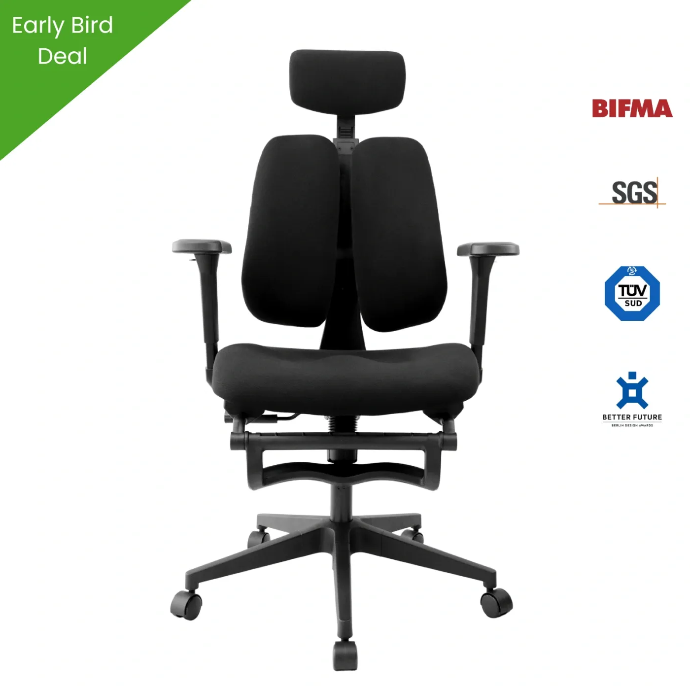 RIEIOR S3 Flex Dual Backrest Ergonomic Chair